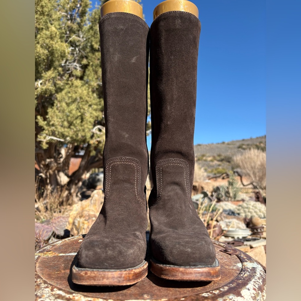 FRYE 🇺🇸 Campus 14L Boots Suede Vintage - Picture 5 of 16